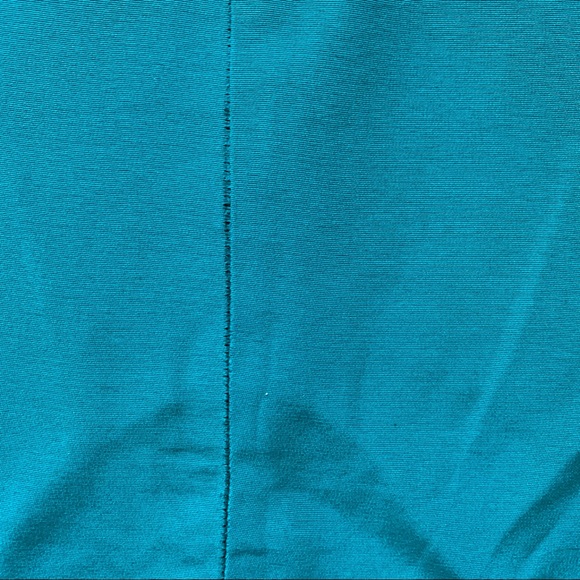 Fabulous vintage teal 80s silk batwing dress 4 - Picture 5 of 5